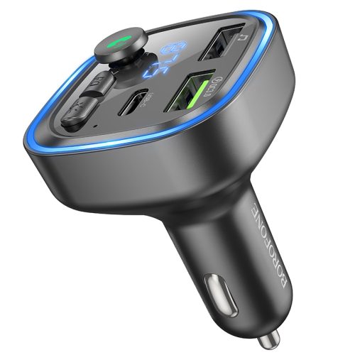 FM Трансмитер Borofone BC48 - Bluetooth-CarKit, Зарядно у-во, MP3 плеър - Image 4