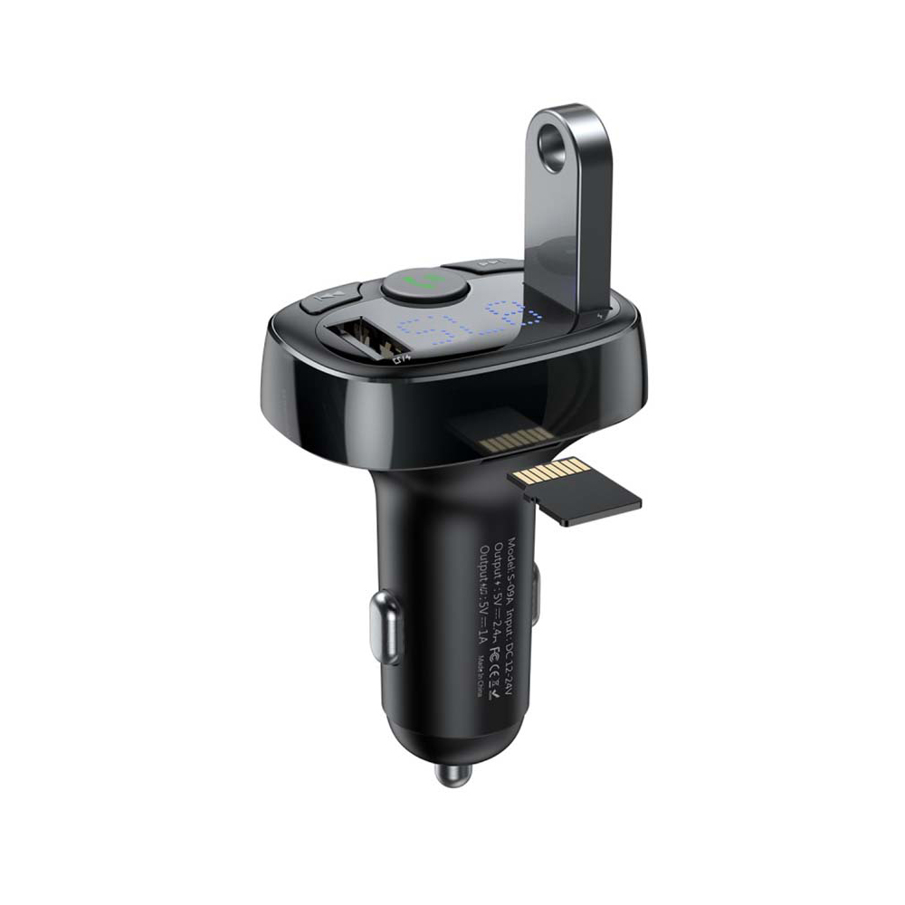 FM Трансмитер BASEUS MP3 17W, QC,3.4A, 2xUSB-A, - Image 3