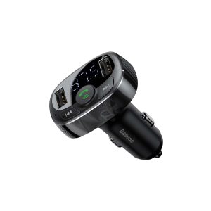 FM Трансмитер BASEUS MP3 17W, QC,3.4A, 2xUSB-A,