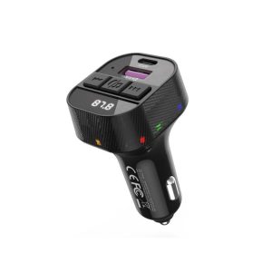 FM Трансмитер XO MP3, 30W, USB-A + USB-C
