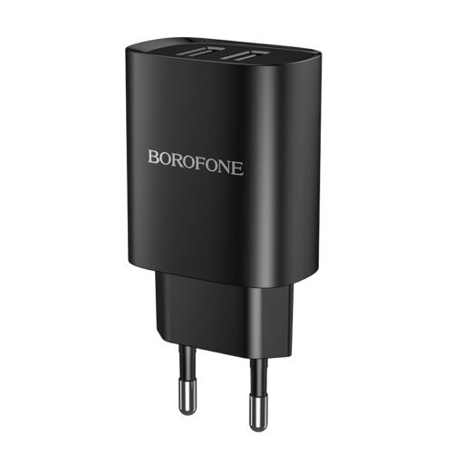 Зарядно у-во 220V Borofone BN2 Super - 2xUSB - 2,1A черно - Image 4