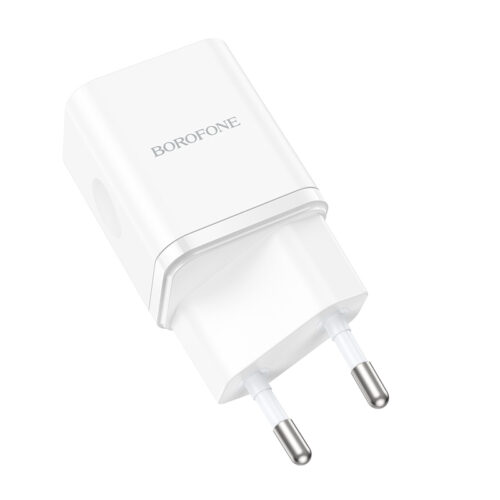 Зарядно у-во 220V Borofone BN7 USB-C, QC3.0, PD20W , Бял - Image 3