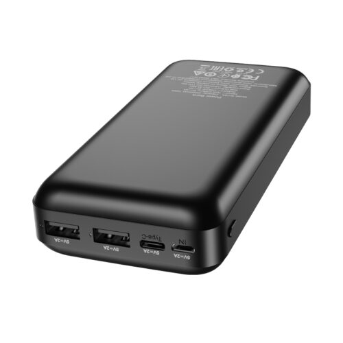 Borofone Power Bank 20000mAh BJ16A 2xUSB - черен - Image 3