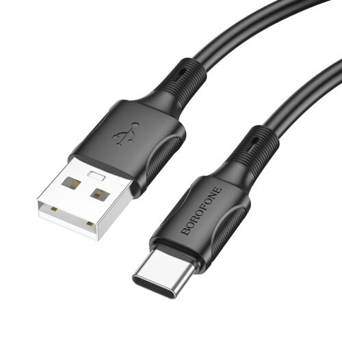 Кабел Borofone BX80 - USB-А към Type C 1м,Черен