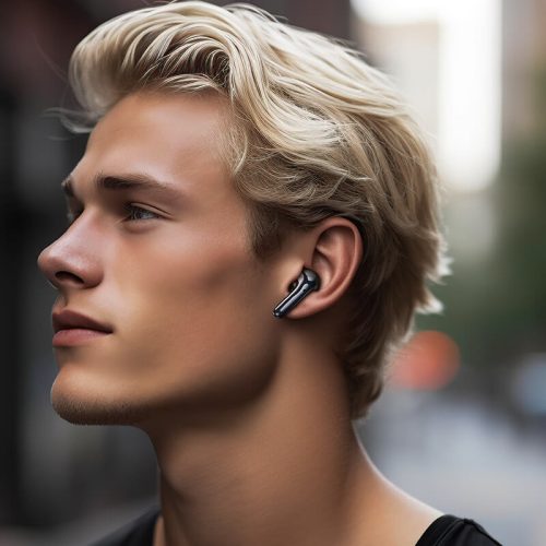 Bluetooth Слушалки BOROFONE FQ1 Plus ANC+ENC - Image 4